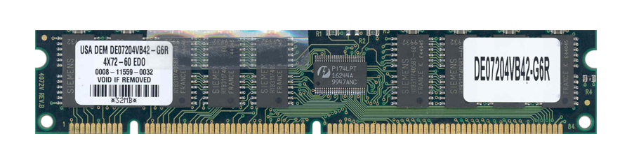 DE07204VB42-G6R Dane-Elec 32MB EDO ECC Buffered 60ns 168-Pin DIMM Memory Module