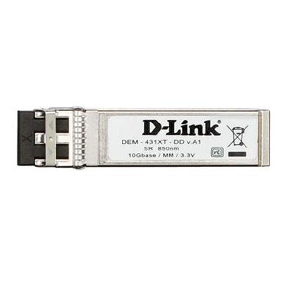 DEM-431XT-DD D-Link 10Gbps 10GBase-SR Multi-mode Fiber 300m 850nm Duplex LC Connector SFP+ Transceiver Module
