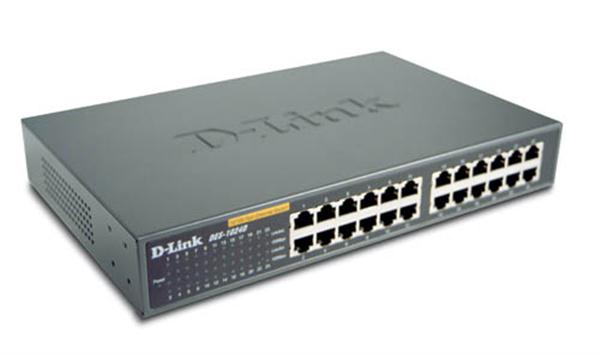 DES-1024D D-Link 24-Ports x 10/100Base-TX Express EtherNetwork Switch (Refurbished)