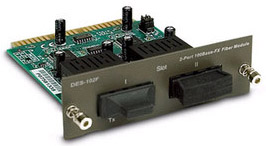 DES-5005 D-Link 100Base-FX 2-port Fast Ethernet Expansion Module (Refurbished)