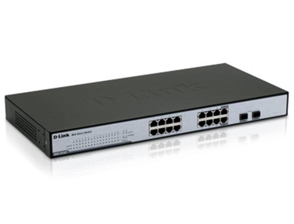 DGS-1216T D-Link Web Smart 16-Ports 10/100/1000+2 Combo SFP Switch (Refurbished)