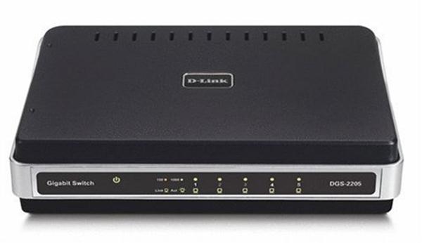 DGS-2205 D-Link 5-Ports 10/100/1000Mbps Gigabit Ethernet Desktop Switch (Refurbished)