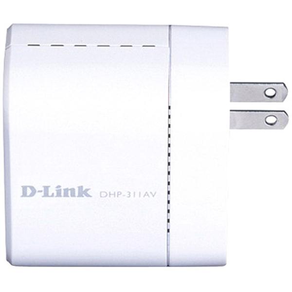 DHP-311AV D-Link Powerline Network Adapter 1 x Network (RJ-45) HomePlug AV Fast Ethernet (Refurbished)