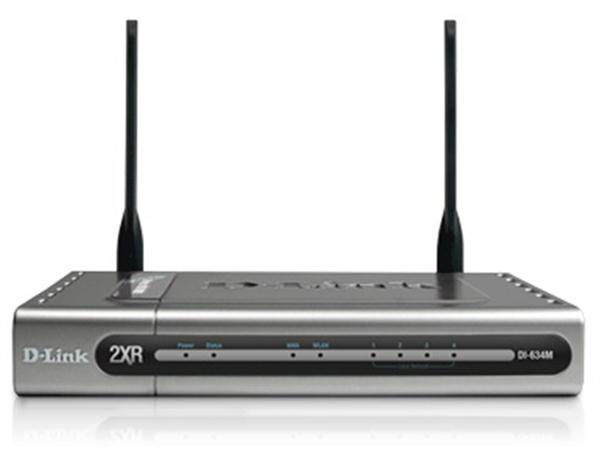 DI-634M D-Link AirPlus Xtreme G 108G MIMO Wireless Router 4 x LAN, 1 x WAN (Refurbished)