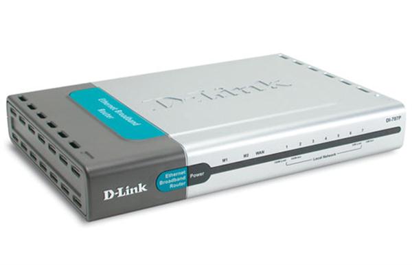 DI-707P D-Link Express EtherNetwork Broadband Router 7 x 10/100Base-TX LAN, 1 x 10/100Base-TX LAN (Refurbished)