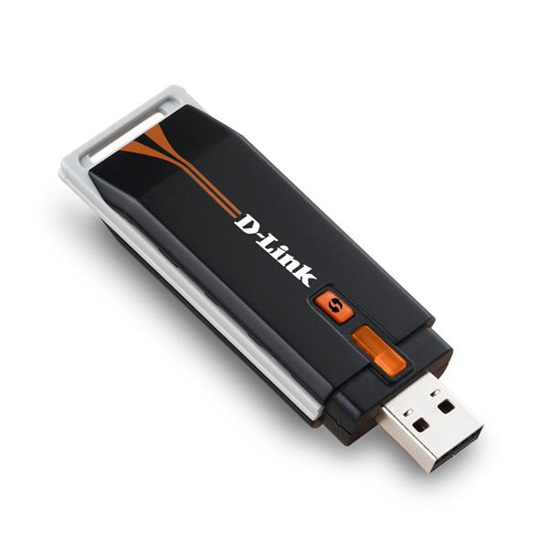 DWA-125 D-Link Wireless USB Adapter USB 150Mbps IEEE 802.11n (draft) (Refurbished)
