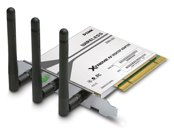 DWA-552 D-Link Xtreme N Desktop Adapter 32-Bit PCI Draft 802.11n (Refurbished)