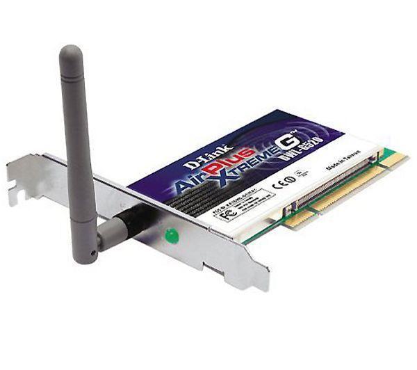 DWL-G520 D-Link AirPlus Xtreme G Wireless Adapter PCI 108Mbps (Refurbished)
