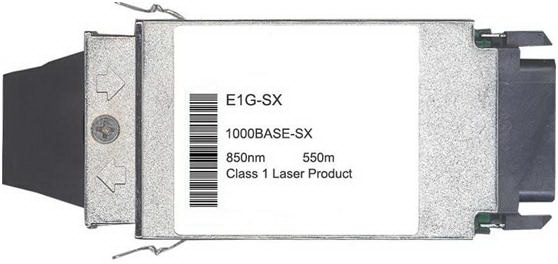 E1G-SX Foundry 1Gbps 1000Base-SX Multi-mode Fiber 550m 850nm Duplex SC Connector GBIC Transceiver Module