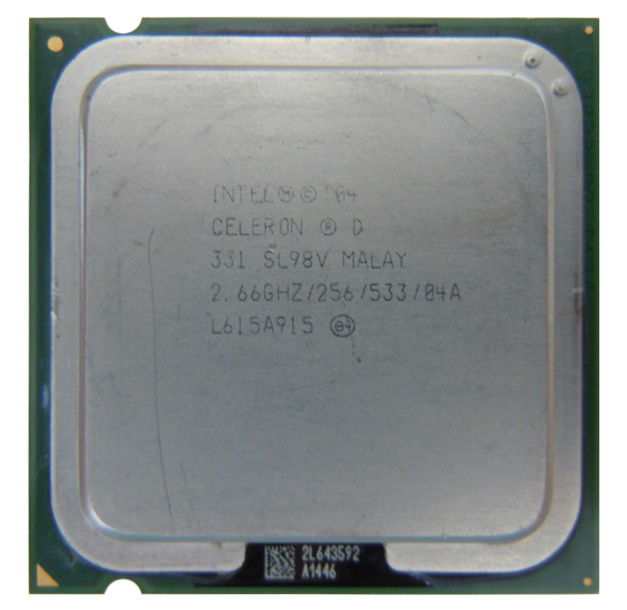 ER823AV HP 2.66GHz 533MHz FSB 256KB L2 Cache Intel Celeron D 331 Desktop Processor Upgrade