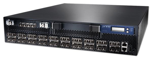 EX4500-40F-FB Juniper EX 4500 40-Port 1/10G SFP+ Converged Switch with 1200Watt AC Power Supply front to Back Airflow (Refurbished)