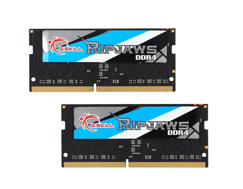 F4-2133C15D-8GRS G.Skill Ripjaws 8GB Kit (2 X 4GB) PC4-17000 DDR4-2133MHz non-ECC Unbuffered CL15 (15-15-15-36) 260-Pin SoDimm Memory 
