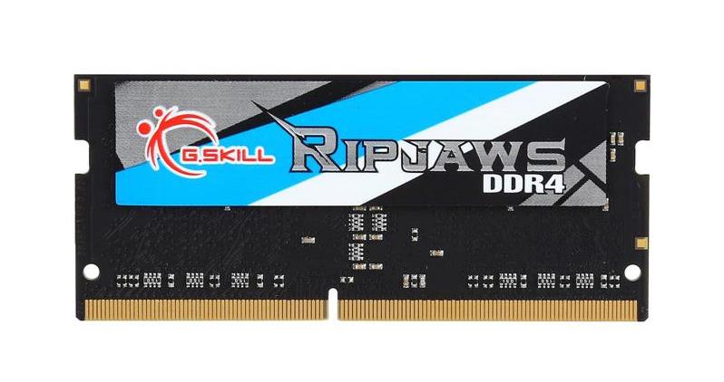F4-2666C18S-4GRS G.Skill Ripjaws 4GB PC4-21300 DDR4-2666MHz non-ECC Unbuffered CL18 (18-18-18-43) 260-Pin SoDimm Memory Module 