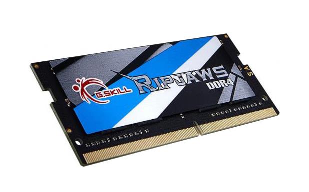 F4-2666C18S-8GRS G.Skill Ripjaws 8GB PC4-21300 DDR4-2666MHz non-ECC Unbuffered CL18 (18-18-18-43) 260-Pin SoDimm Memory Module 