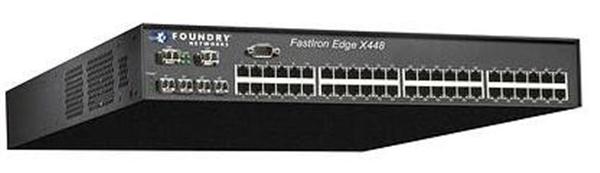 FESX448 Foundry Networks 48-Ports 10/100/1000Mbps Layer 3 Switch and 4 SFP Ports Gigabit Ethernet for FastIron Edge X Series (Refurbished)