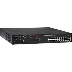 FGS624P-POE Foundry Fastiron GS 24-Port 10/100/1000Base-T Gigabit Ethernet Switch with 4 x SFP (mini-GBIC) 1 x Expansion Slot