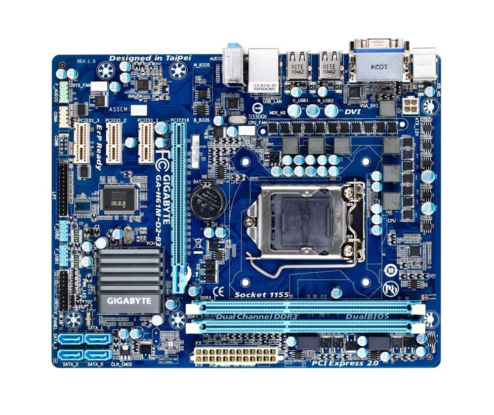GA-H61M-S2V-B3 Gigabyte Tech Computer System Board