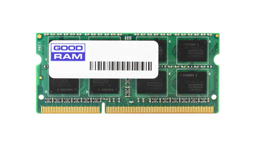 GR1600S3V64L11S/4G GOODRAM 4GB PC3-12800 DDR3-1600MHz non-ECC Unbuffered CL11 204-Pin SoDimm 1.35V Low Voltage Single Rank Memory Module