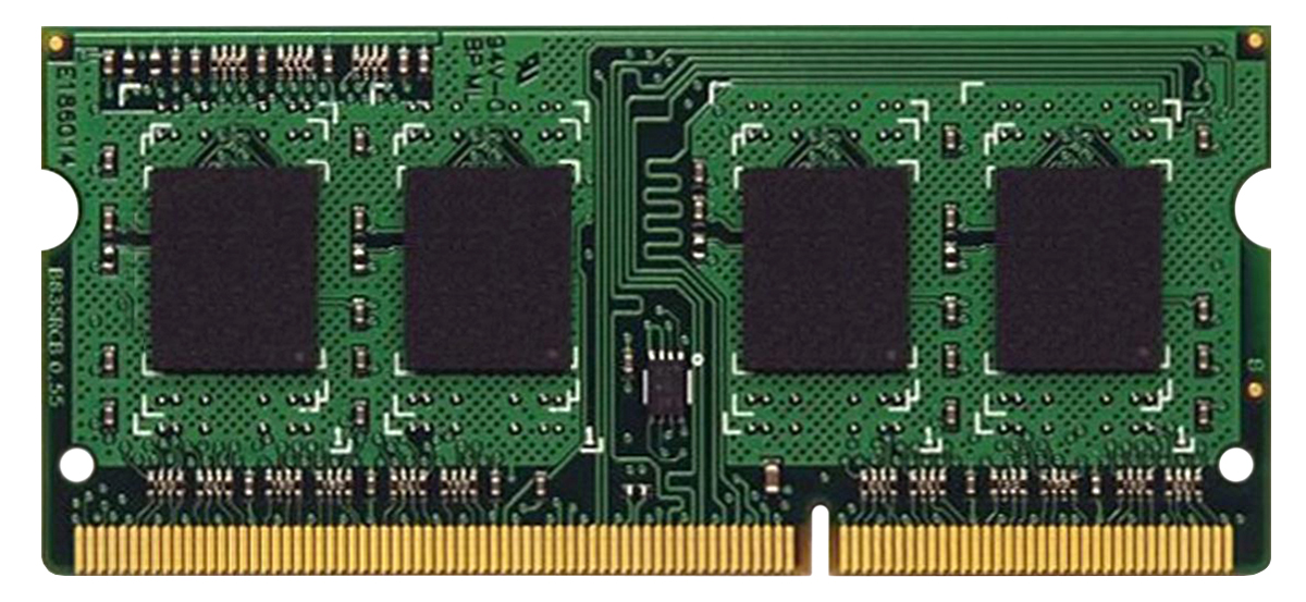 GR3DS8B-5121066 GigaRam 512MB PC3-8500 DDR3-1066MHz non-ECC Unbuffered CL7 204-Pin SoDimm Dual Rank Memory Module