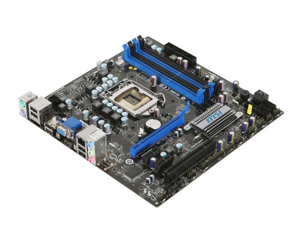 H55M-P31 MSI Socket LGA 1156 Intel H55 Express Chipset Core i7 / i5 / i3 Processors Support DDR3 4x DIMM 6x SATA 3.0Gb/s Micro-ATX Motherboard (Refurbished)