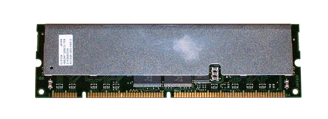 HB52RF1289E2-75B Elpida 1GB PC133 133MHz ECC Registered CL3 168-Pin SDRAM DIMM Memory Module