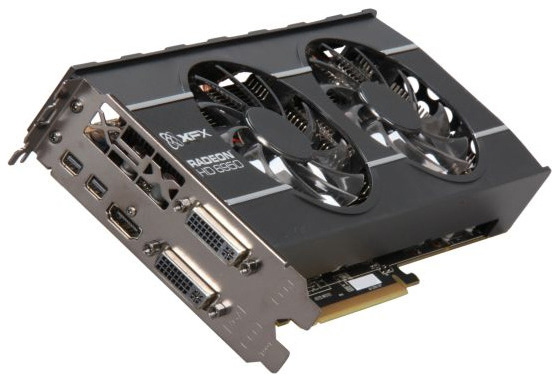 HD-695X-CDFC XFX Double D Radeon HD 6950 2GB 256-Bit GDDR5 PCI Express 2.1 x16 2x DVI/ 2x Mini DisplayPort/ HDMI/ HDCP Ready CrossFireX Support Video Graphics Card with Eyefinity