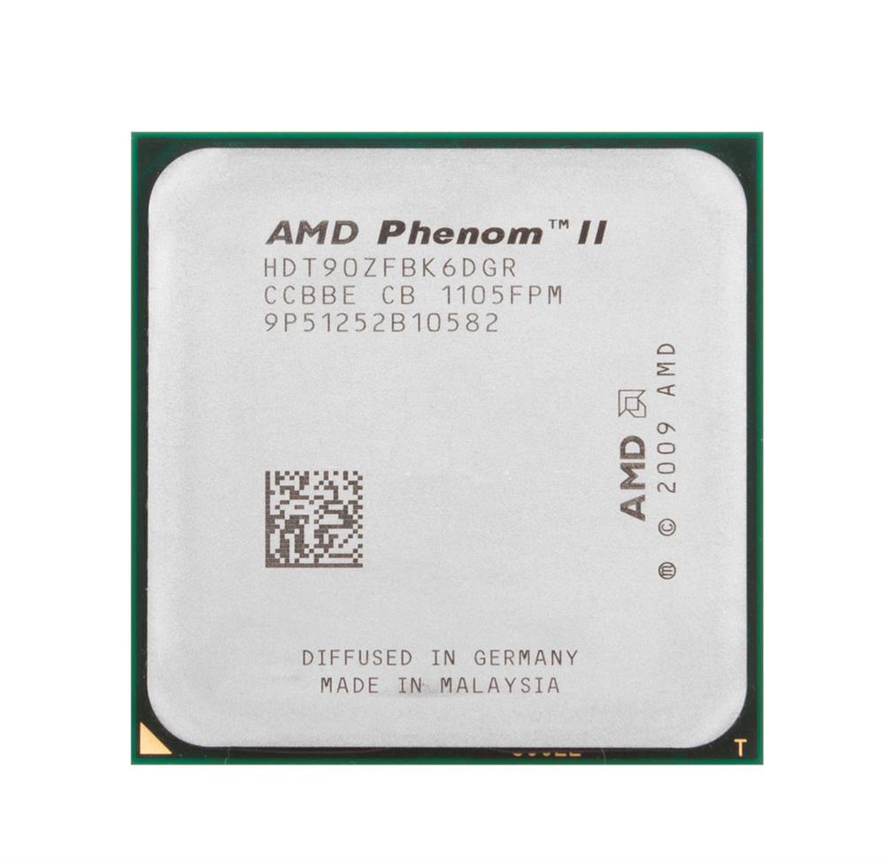 HDT90ZFBK6DGR AMD Phenom II X6 1090T 3.20GHz 6MB L3 Cache Socket AM3 Hexa-core Processor