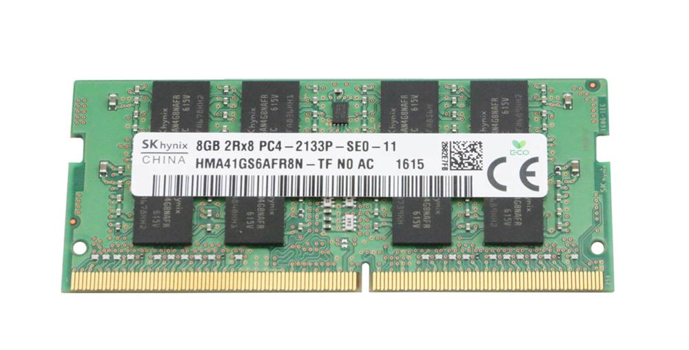 HMA41GS6AFR8N-TF Hynix 8GB PC4-17000 DDR4-2133MHz non-ECC Unbuffered CL15 260-Pin SoDimm 1.2V Dual Rank Memory Module