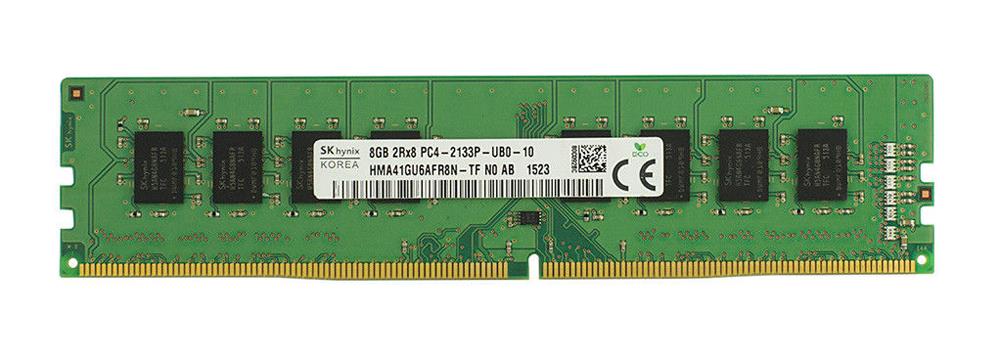 HMA41GU6AFR8N-TF Hynix 8GB PC4-17000 DDR4-2133MHz non-ECC Unbuffered CL15 288-Pin DIMM 1.2V Dual Rank Memory Module