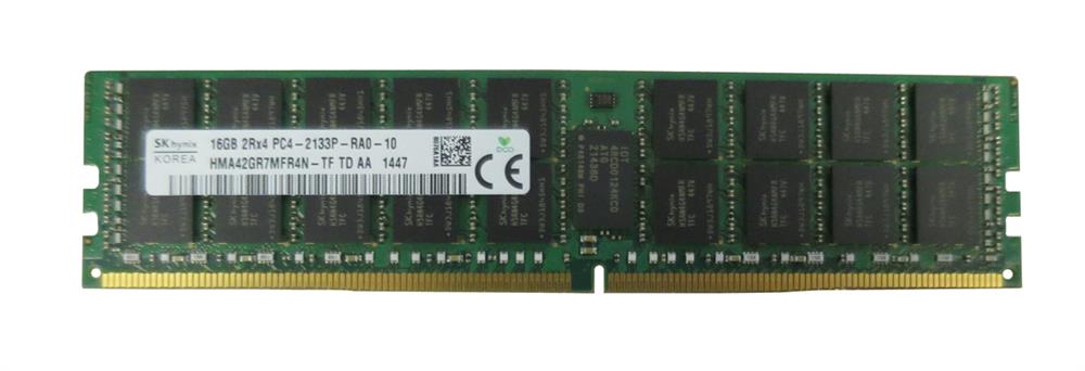 HMA42GR7MFR4N-TFTD-AA Hynix 16GB PC4-17000 DDR4-2133MHz Registered ECC CL15 288-Pin DIMM 1.2V Dual Rank Memory Module