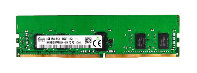 HMA81GR7AFR8N-UH Hynix 8GB PC4-19200 DDR4-2400MHz Registered ECC CL17 288-Pin DIMM 1.2V Single Rank Memory Module