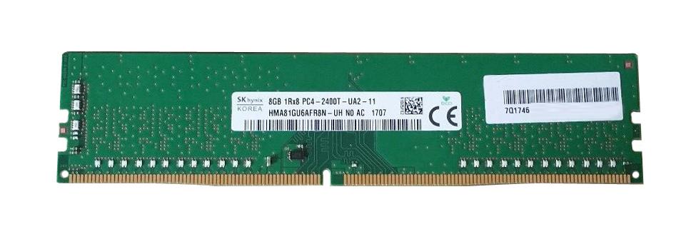 HMA81GU6AFR8N-UH Hynix 8GB PC4-19200 DDR4-2400MHz non-ECC Unbuffered CL17 288-Pin DIMM 1.2V Single Rank Memory Module