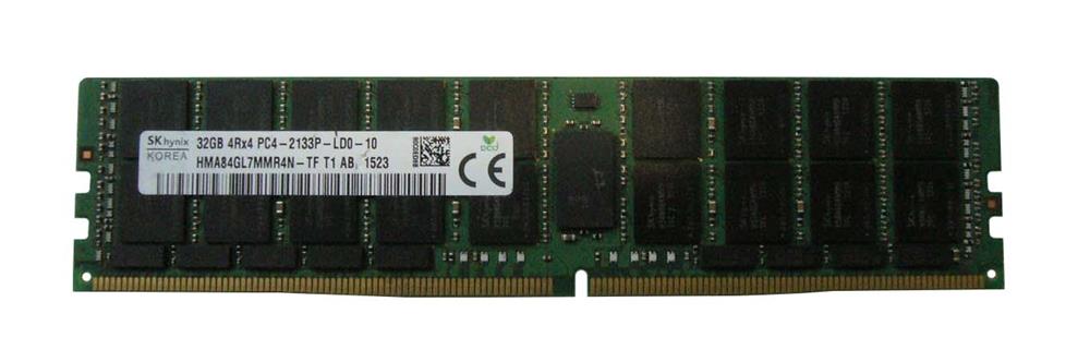 HMA84GL7MMR4N-TFT1 Hynix 32GB PC4-17000 DDR4-2133MHz Registered ECC CL15 288-Pin Load Reduced DIMM 1.2V Quad Rank Memory Module