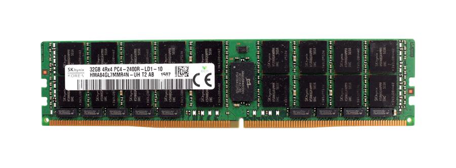 HMA84GL7MMR4N-UH Hynix 32GB PC4-19200 DDR4-2400MHz Registered ECC CL17 288-Pin Load Reduced DIMM 1.2V Quad Rank Memory Module
