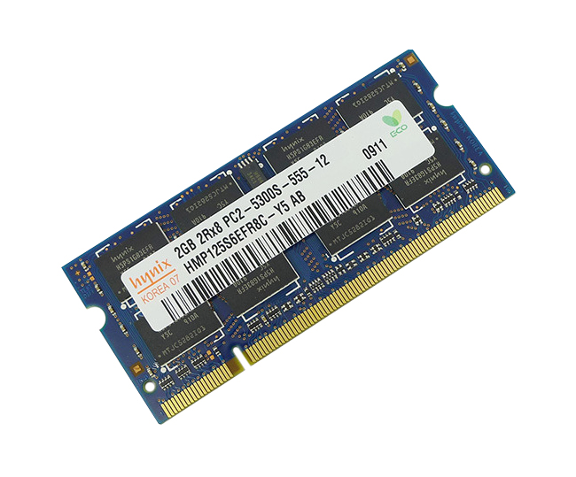 HMP125S6EFR8C-Y5 Hynix 2GB PC2-5300 DDR2-667MHZ non-ECC Unbuffered CL5 200-Pin SoDimm Dual Rank Memory Module