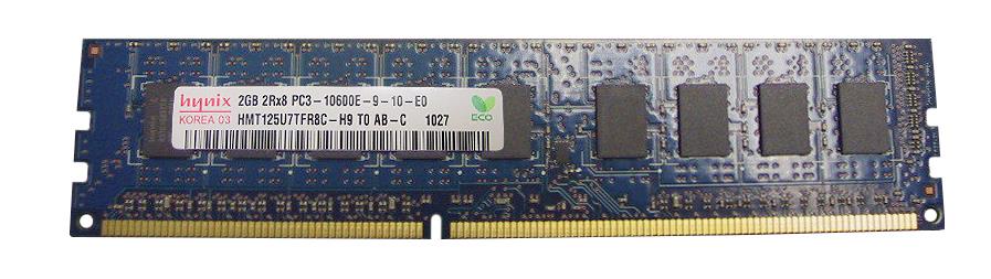 HMT125U7TFR8C-H9T0-AB-C Hynix 2GB PC3-10600 DDR3-1333MHz ECC Unbuffered CL9 240-Pin DIMM Dual Rank Memory Module
