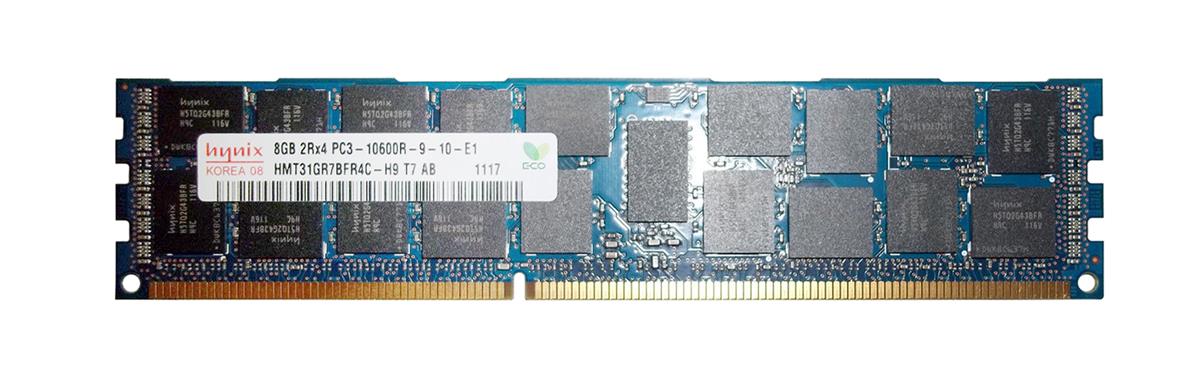 HMT31GR7BFR4C-H9 Hynix 8GB PC3-10600 DDR3-1333MHz ECC Registered CL9 240-Pin DIMM Dual Rank Memory Module