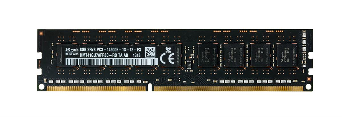 HMT41GU7AFR8C-RDTA Hynix 8GB PC3-14900 DDR3-1866MHz ECC Unbuffered CL13 240-Pin DIMM Dual Rank Memory Module