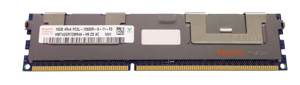 HMT42GR7CMR4A-H9D3 Hynix 16GB PC3-10600 DDR3-1333MHz ECC Registered CL9 240-Pin DIMM 1.35V Low Voltage Quad Rank Memory Module