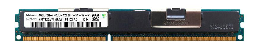HMT82GV7AMR4A-PB Hynix 16GB PC3-12800 DDR3-1600MHz ECC Registered CL11 240-Pin DIMM 1.35V Low Voltage Very Low Profile (VLP) Dual Rank Memory Module
