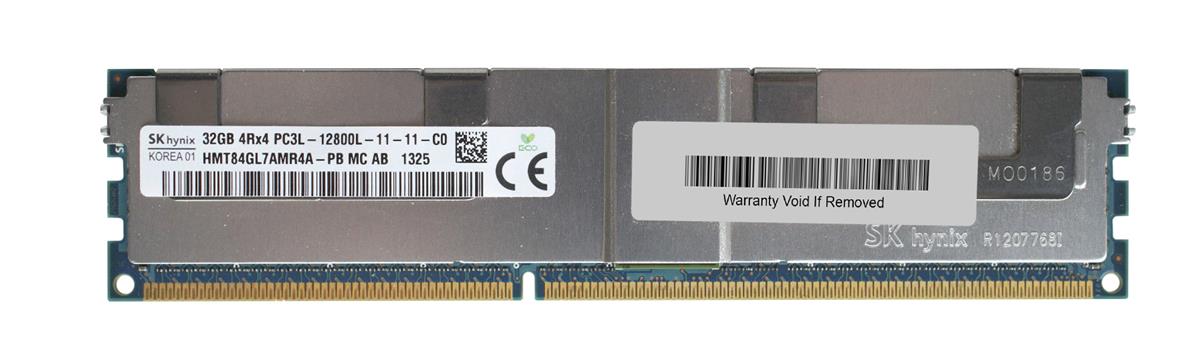 HMT84GL7AMR4A-PB Hynix 32GB PC3-12800 DDR3-1600MHz ECC Registered CL11 240-Pin Load Reduced DIMM 1.35V Low Voltage Quad Rank Memory Module