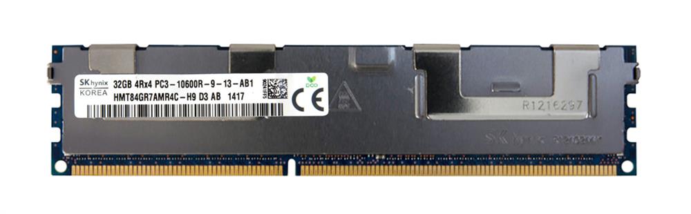 HMT84GR7AMR4C-H9D3-AB Hynix 32GB PC3-10600 DDR3-1333MHz ECC Registered CL9 240-Pin DIMM Quad Rank Memory Module