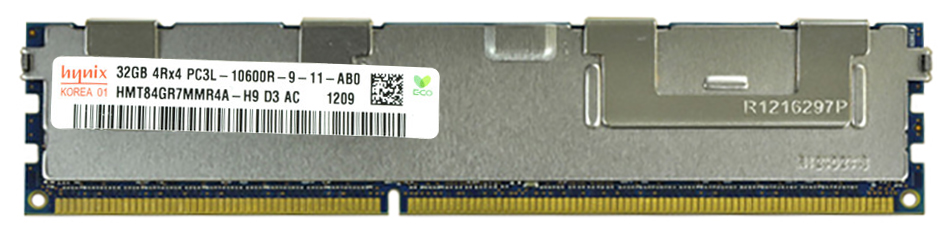 HMT84GR7MMR4A-H9 Hynix 32GB PC3-10600 DDR3-1333MHz ECC Registered CL9 240-Pin DIMM 1.35V Low Voltage Quad Rank Memory Module
