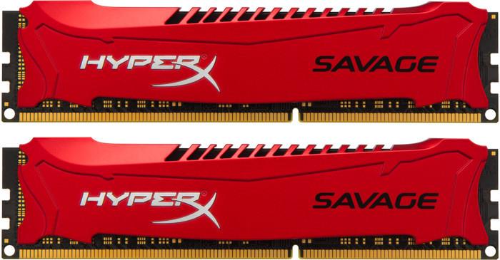 HX321C11SRK2/16 Kingston XMP HyperX Savage 16GB Kit (2 X 8GB) PC3-17000 DDR3-2133MHz non-ECC Unbuffered CL11 240-Pin DIMM Memory (Kit of 2)