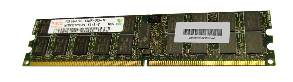 HYMP151P72CP4-S5-AB-C Hynix 4GB PC2-6400 DDR2-800MHZ ECC Registered CL5 240-Pin DIMM Dual Rank Memory Module