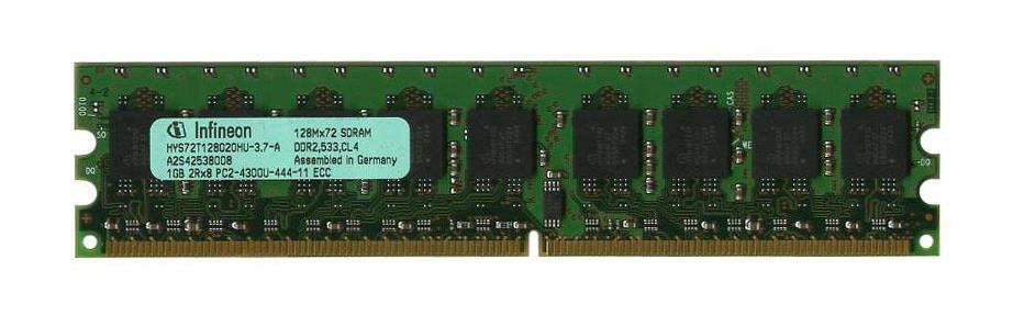 3D-10D275R211-1G 1GB Module DDR2 PC2-4200 CL=4 Registered ECC DDR2-533 Dual Rank 1.8V 128Meg x 72 for Asus KFN4-D16 Motherboard n/a