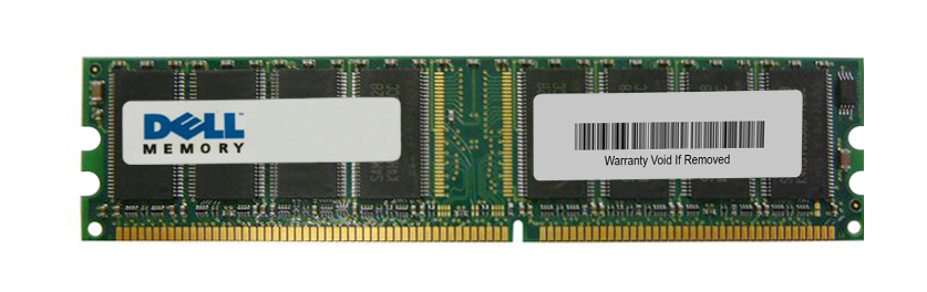 J0202 Dell 512MB PC3200 DDR-400MHz non-ECC Unbuffered 184-Pin DIMM Memory Module