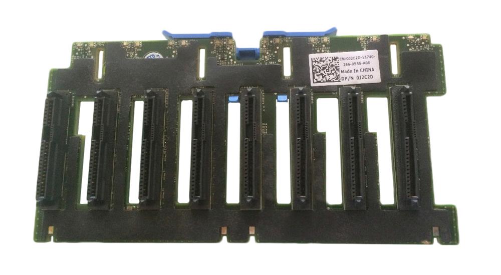 J2C2D Dell SAS/SATA 8x 2.5-inch Hard Drive Backplane for PowerEdge R820 Server