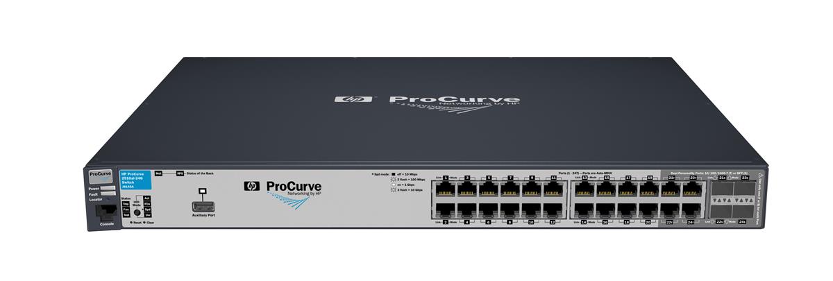J9145A Compaq ProCurve E2910al-24G 24-Ports Stackable Managed Gigabit Ethernet Switch + 4 x SFP (mini-GBIC) (Refurbished)
