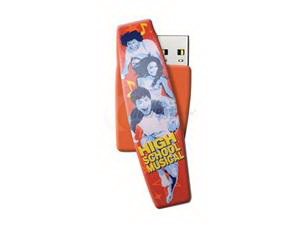 JDOK512-722 Lexar Media 512MB High School Musical Bracelet USB 2.0 Flash Memory
